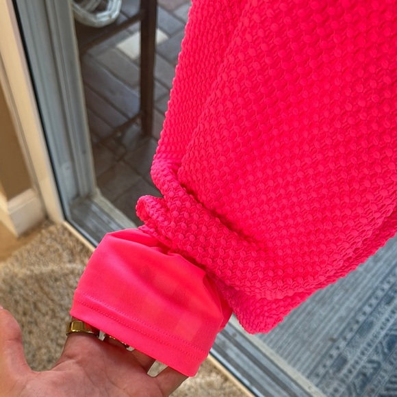 NWT Fashion Nova Hot Pink Miami Nights Textured Mini Dress - Picture 5 of 7